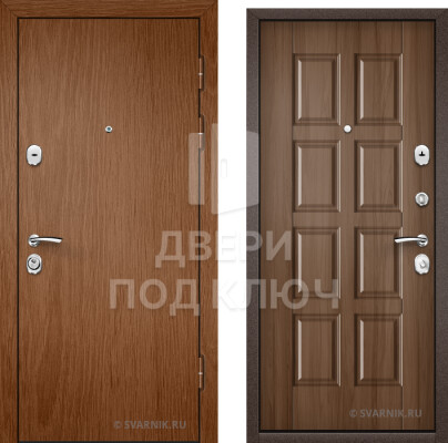 Трехконтурная дверь в коттедж ДПК-8797