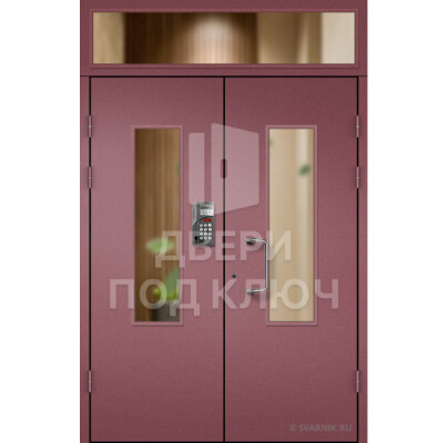 Дверь с боковиной и стеклом ДПК-13879